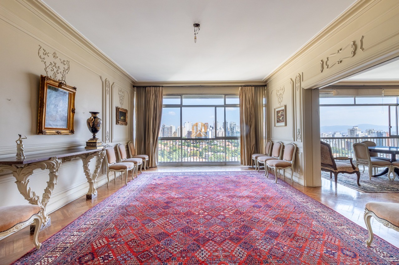  - Apartamento à venda em Higienópolis: 4 quartos, sendo 1 suíte e 4 vagas - 408m² - São Paulo-SP.