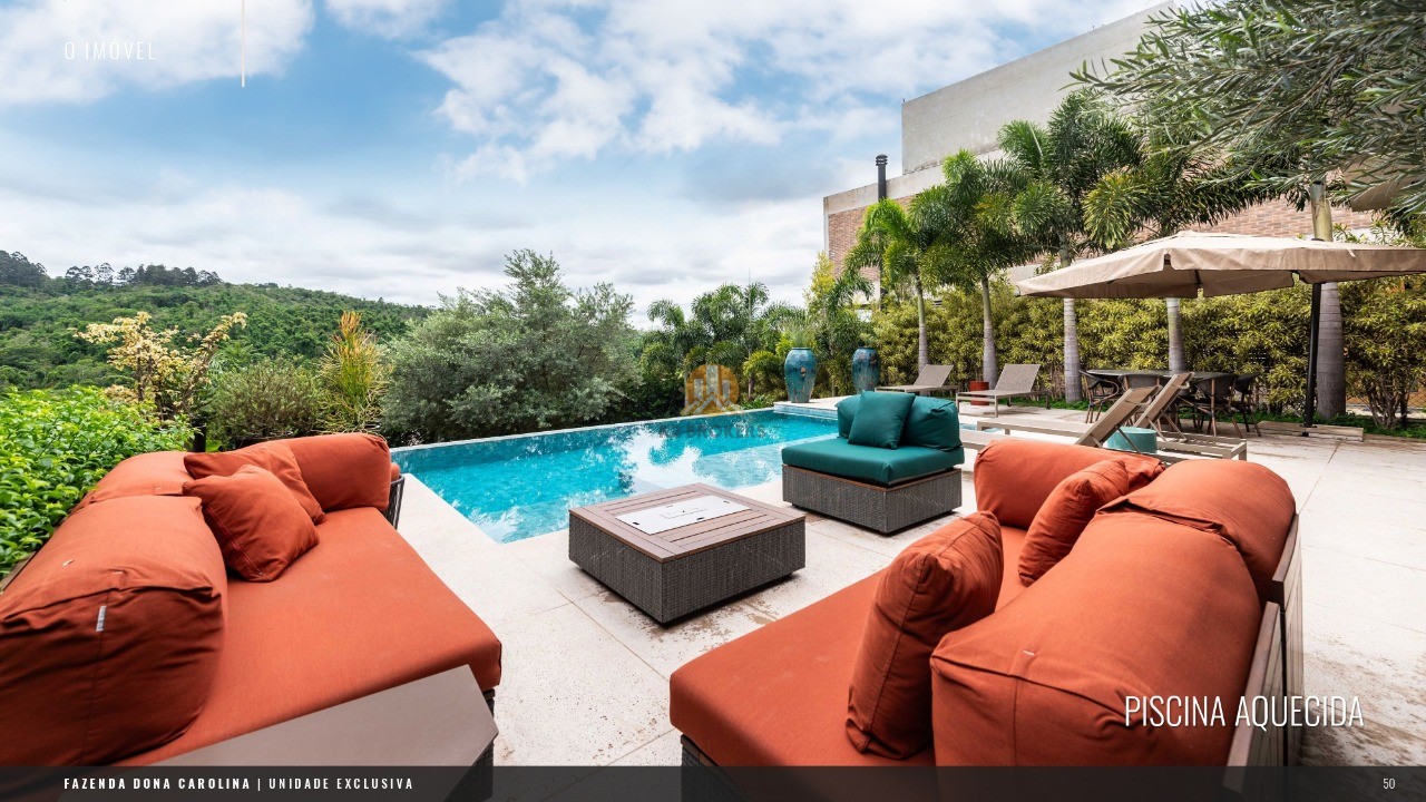  - Casa de luxo em condomínio à venda em Itatiba-SP, bairro Sítio da Moenda:  4 suítes, 3 salas, 4 vagas, 452m².