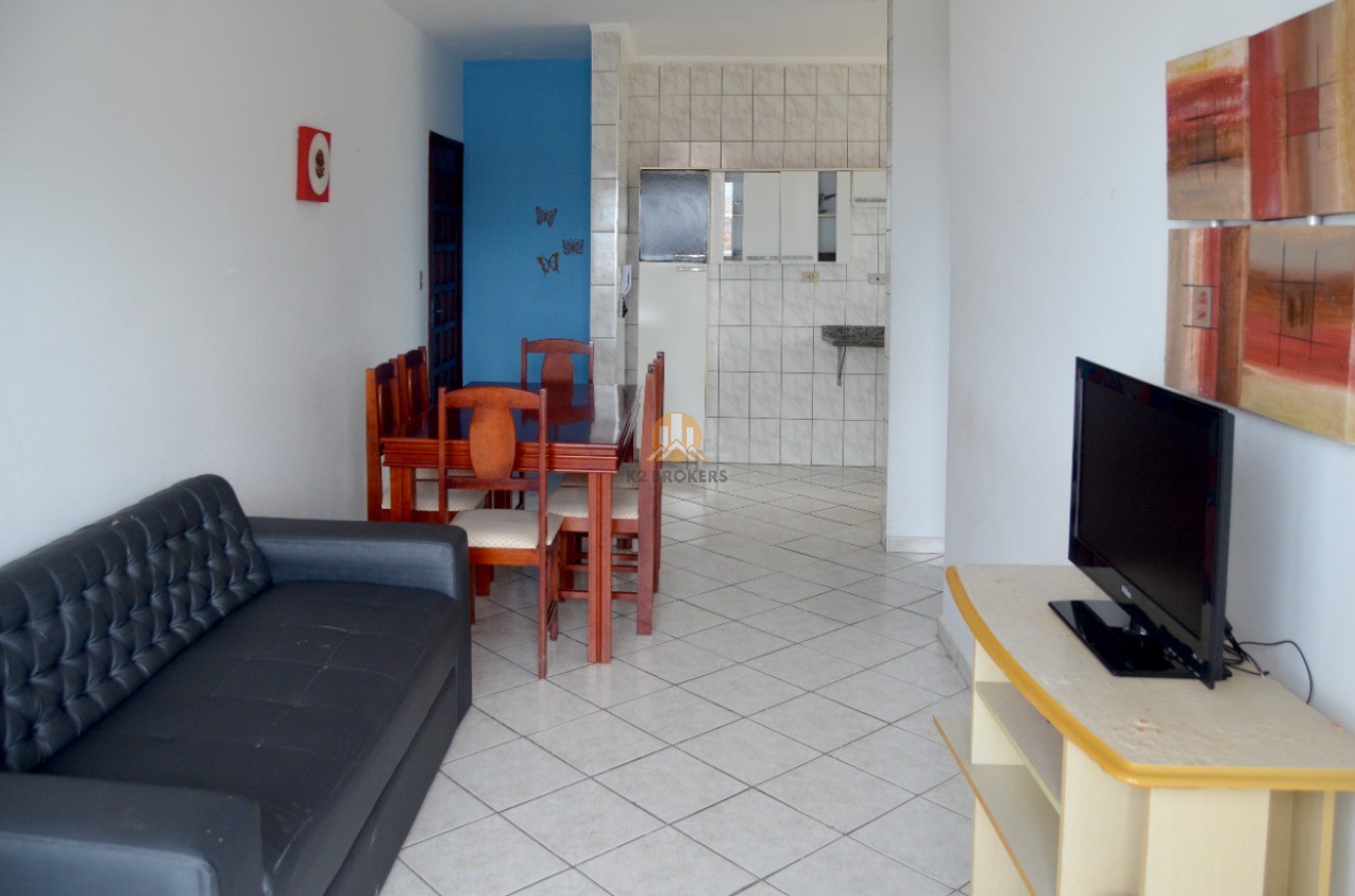  - Apartamento à venda em Mongaguá-SP, Balneário Regina Maria: 1 quarto, 1 vaga, 52m²!