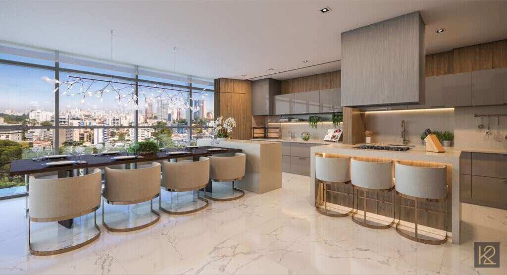  - Apartamento à venda com 3 suítes no Cabral, Curitiba-PR - 190m² - 3 vagas