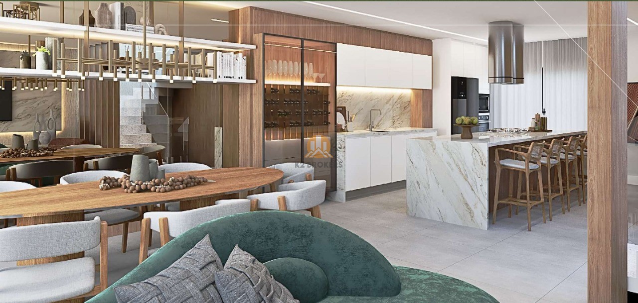  - Sobrado à venda no Centro Cívico de Curitiba-PR - 3 Quartos, 2 Vagas - 320,71 m²