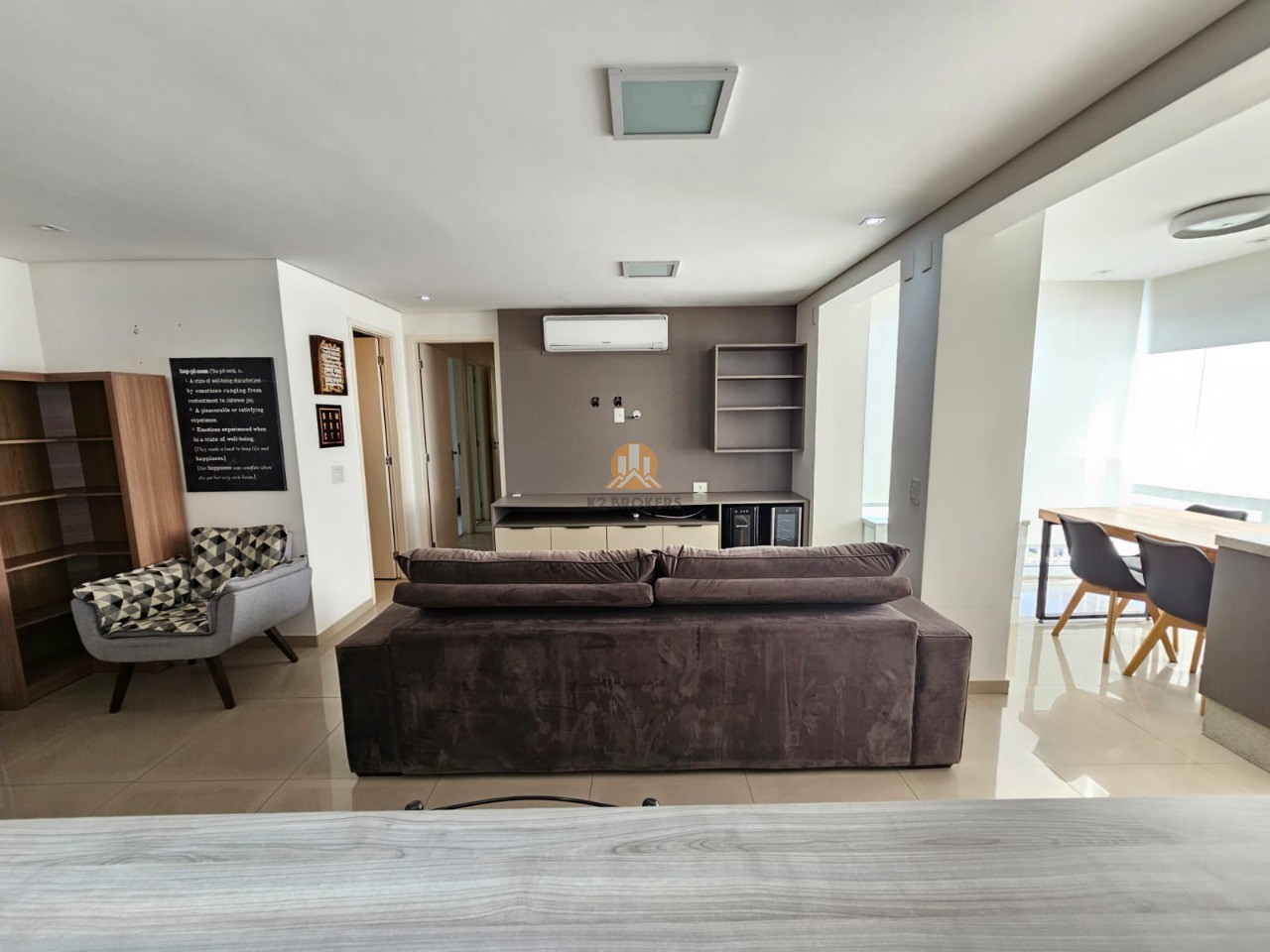  - Apartamento à venda no Brooklin Paulista, São Paulo -  1 suíte, 1 vaga - 63m². Venha conferir!